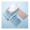 Eigshow - Set di pennelli (11 pezzi) - Ecopro Bamboo - Ice Blue