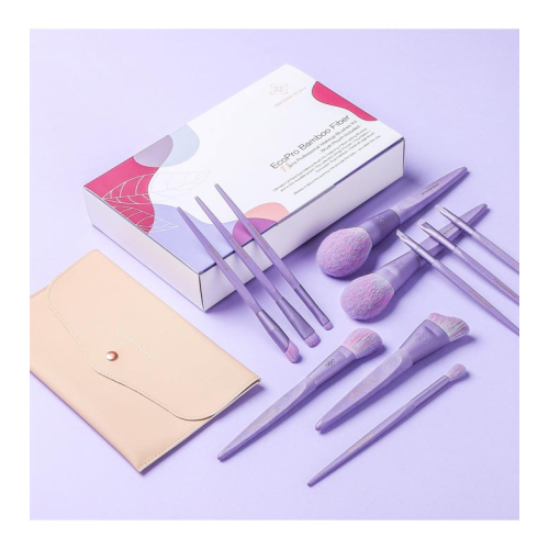 Eigshow - Set di pennelli (11 pezzi) - Ecopro Bamboo - Mist Purple