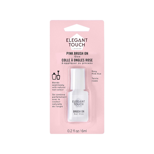 Elegant Touch - Colla per unghie Brush On - Pink