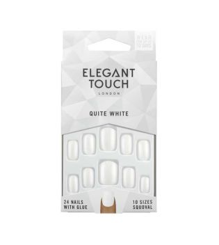 Elegant Touch - Unghie finte Colour Nails - Quite White