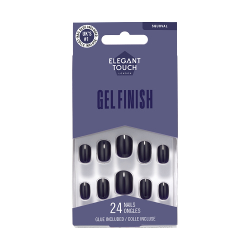 Elegant Touch - Unghie finte Gel Finish - Inky Blue