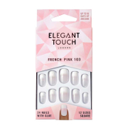Elegant Touch - Unghie finte Natural French - 103: Medium Pink
