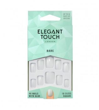 Elegant Touch - Unghie finte Totally Bare - 001: Square