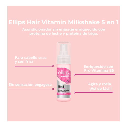Ellips - Balsamo spray 5in1 Hair Vitamin Milkshake