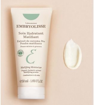 Embryolisse - Crema viso opacizzante per pelli miste e grasse con estratto di curcuma