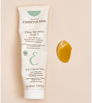 Embryolisse - Maschera viso opacizzante per pelli miste e grasse con estratto di curcuma