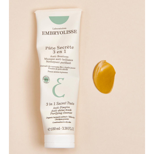 Embryolisse - Maschera viso opacizzante per pelli miste e grasse con estratto di curcuma