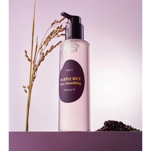 Eqqualberry - *Purple* - Olio detergente levigante per i pori Purple Rice