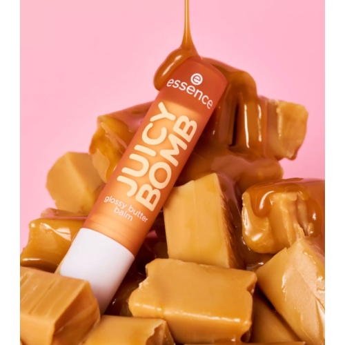 essence - Balsamo per le labbra Juicy Bomb - 07: Caramelt My Heart