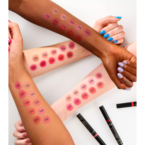 essence - Rossetto dal finish opaco a lunga tenuta The Slim Stick - 101: Choc-o-holic