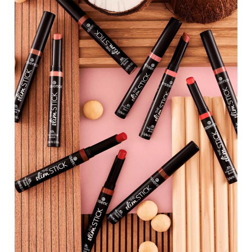 essence - Rossetto dal finish opaco a lunga tenuta The Slim Stick - 103: Brickroad