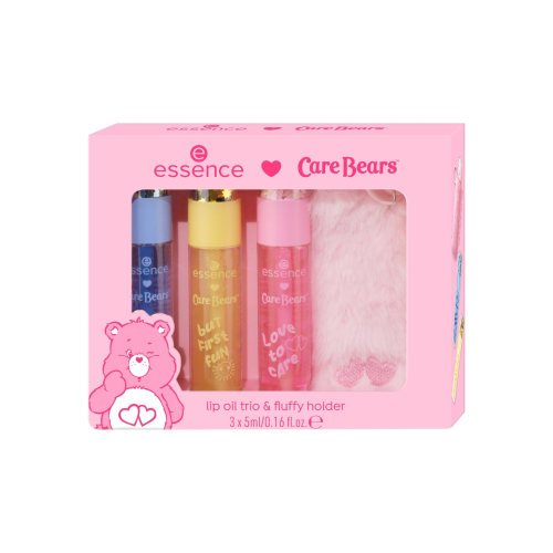 essence - *Care Bears* - Trio di oli labiali con portachiavi