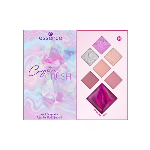 essence - *Crystal Crush* - Palette di ombretti per occhi e viso