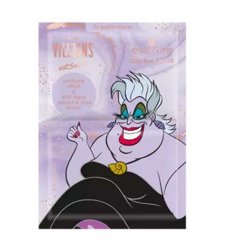 essence - *Disney Villains* - Maschera per il viso in argilla Ursula