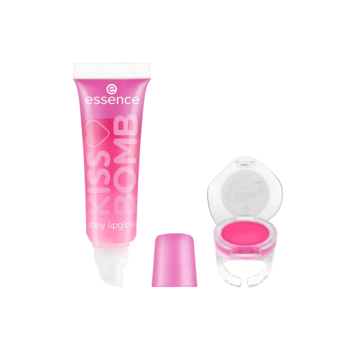 essence - Duo balsamo e lucidalabbra Kiss Bomb