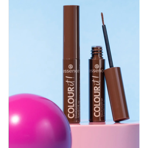 essence - Eyeliner liquido COLOUR it! - 05: Chocolate Brown