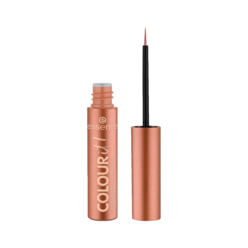 essence - Eyeliner liquido metallizzato  COLOUR it! - 01: Burnished Bronze