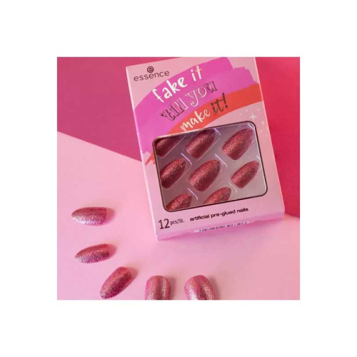 essence - *Fake it \'till you make it* - Unghie finte - 02: Glitter Is The New Black