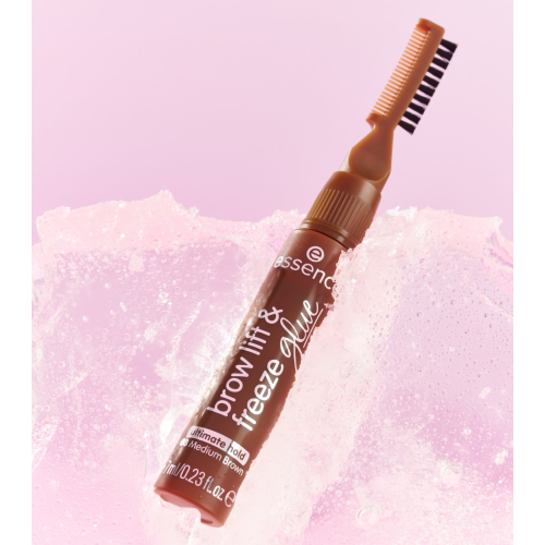 essence - Fijador di sopracciglia Brow Lift & Freeze Glue - 03: Medium Brown