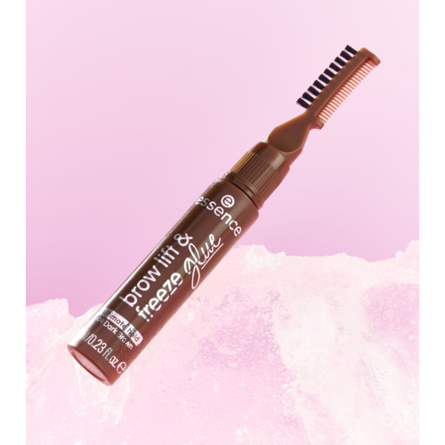 essence - Fijador di sopracciglia Brow Lift & Freeze Glue - 04: Dark Brown