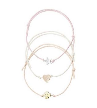essence - *Good Luck Charm * - Trio di braccialetti For Luck - 01: Wear It Every Day & Bring Luck On Your Way