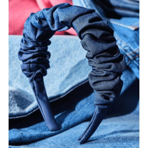 essence - *Jeans Club* - Fascia per capelli in denim