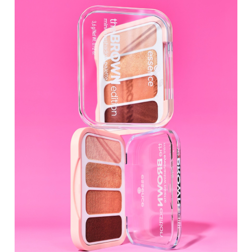 essence - Mini palette di ombretti the BROWN edition