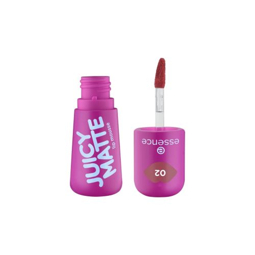 essence - Mousse labiale Juicy Matte - 02: Featherlight Pink