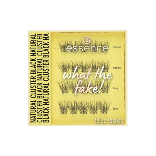 essence - Ciglia finte individuali What the Fake! - 06: Natural Cluster Black