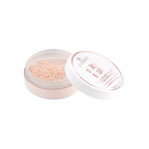 essence - Cipria fissante in polvere silky BLUR Translucent