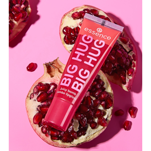 essence - *Say it with Juicy* - Lucidalabbra Juicy Bomb XL Big Hug - 01: Poppin' Pomegranate