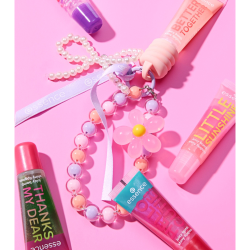 essence - *Say it with Juicy* - Portachiavi a forma di coperchio di lucidalabbra