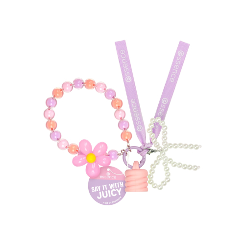 essence - *Say it with Juicy* - Portachiavi a forma di coperchio di lucidalabbra