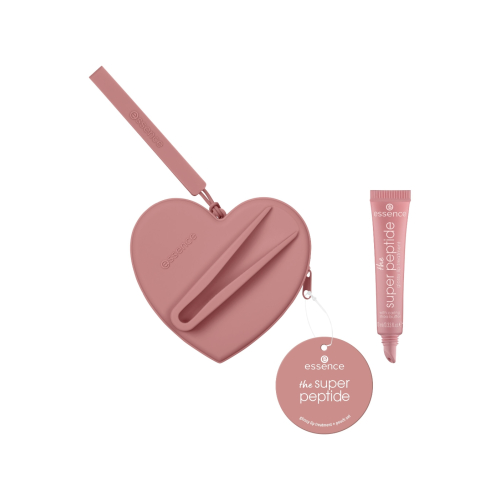 essence - Balsamo labbra + set di accessori The Super Peptide - 01: All Toffee'd Up!