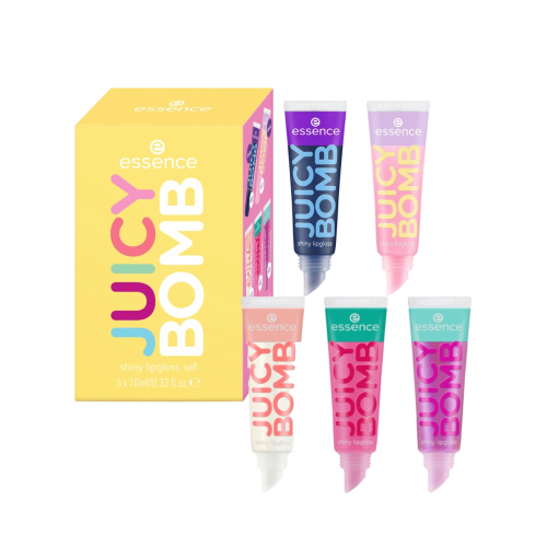 essence - Set di lucidalabbra Juicy Bomb Shinny