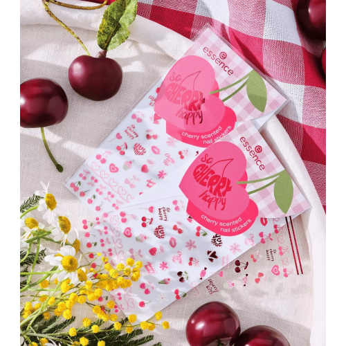 essence - *So Cherry Happy* - Adesivi per unghie With Extra Cherries, Please!