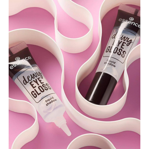 essence - Ombretto liquido Dewy Eye Gloss - 01: Crystal Clear