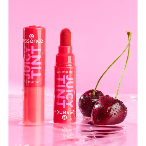 essence - Tinte labiale Juicy Tint Lip Marker - 03: Cherry Crush