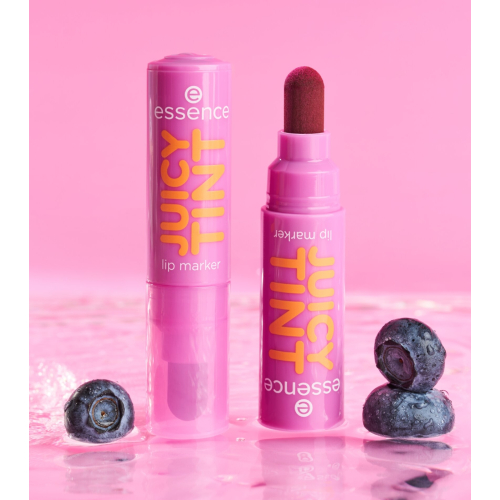 essence - Tinte labiale Juicy Tint Lip Marker - 06: Blueberry Bite