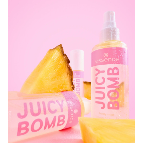 essence - *Tropical* - Spray per il corpo Juicy Bomb - 108: Pineapple Paradise