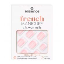 essence - Unghie finte Click-on French Manicure - 01: Classic French