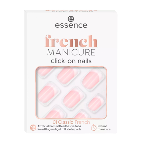 essence - Unghie finte Click-on French Manicure - 01: Classic French