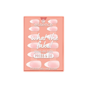 essence - Uñas postizas Press-on What The Fake! Press & Go - 01: French Nails