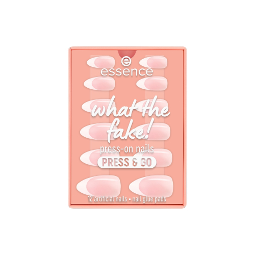 essence - Uñas postizas Press-on What The Fake! Press & Go - 01: French Nails