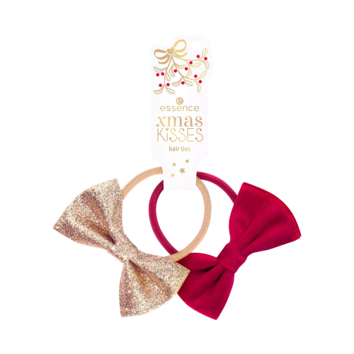 essence - *Xmas Kisses* - Scrunchie Duo - Mistletoe´s Bow, Kiss below!