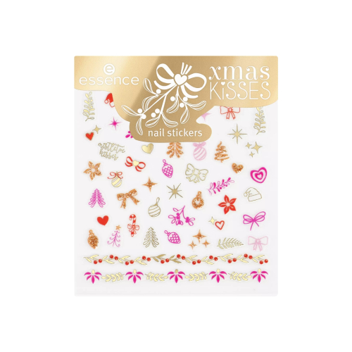 essence - *Xmas Kisses* - Adesivi per unghie - Mistletoe Magic, Stick Around!