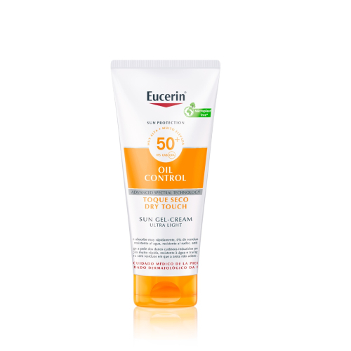 Eucerin - Crema solare protettiva per il corpo Sensitive Protect SPF50 Oil Control - Tocco asciutto