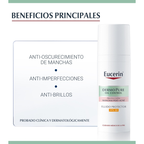 Eucerin - *DermoPure* - Fluido protettivo viso FPS30 Oil Control