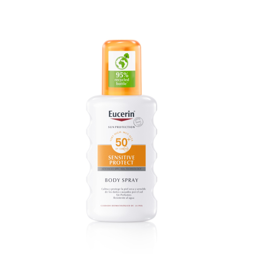 Eucerin - Protezione solare spray Sensitive Protect SPF50+ - Pelle sensibile
