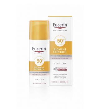 Eucerin - Crema solare fluida SPF50 + Pigment Control